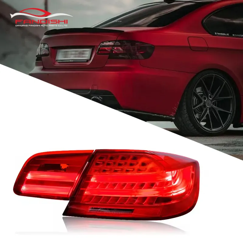 Upgrade lampu belakang LED rangkaian lampu ekor, pasang dan mainkan untuk BMW 3 Series E92 E93 M3 335 330 2005-2012