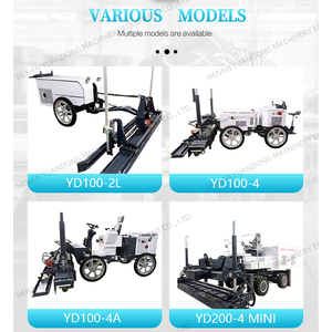 Machine à nivellement automatique de chaussée de ciment de laser de batterie au lithium conduisant la chape laser à essence vibrante hydraulique en béton - Product Image 5