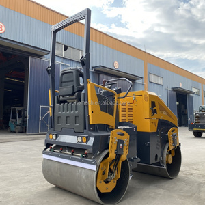 Yüksek kaliteli HM4000 4 Ton 4000KG yol silindir sıkıştırıcı çift davul Ride-on titreşimli actor ktör rulo makinesi vibrasyonlu silindir - Product Image 5