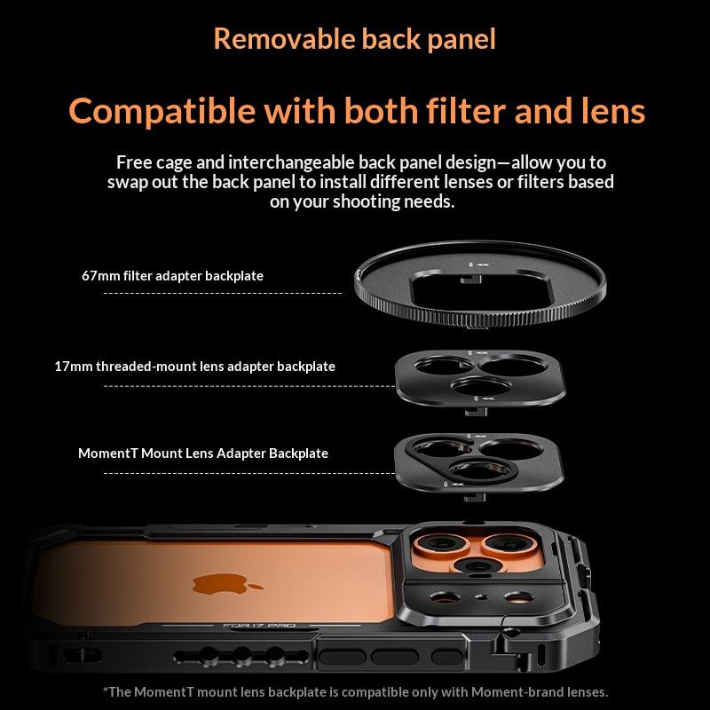 Aluminum Alloy Cage Expansion Accessory Quick Release Mount for iPhone ...