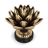 Poyresin Blad Lotus Decoratie