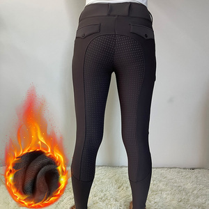 Màu Xám túi mùa đông cưỡi quần nữ 3D Gel cưỡi ngựa leggins nữ cưỡi ngựa Quần áo phụ nữ cưỡi ngựa - Product Image 5