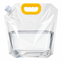Pochette Doypack avec bec verseur, bouchon et poignée, qualité alimentaire, pour l'emballage de jus, boissons et liquides