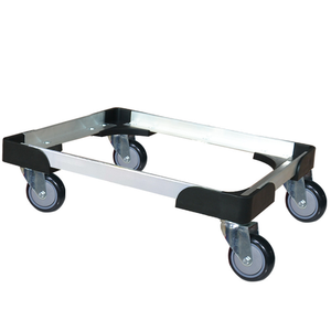 Venta al por mayor multifunción de plástico de aluminio <span class=keywords><strong>Dolly</strong></span> Trolley plataforma de cuatro ruedas para herramientas de transporte de carga - Product Image 5