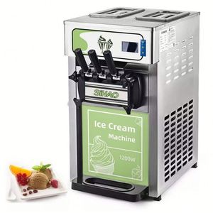 EU Warehouse Discount 18L/H 1200W 3 Flavor Soft <b>Ice</b> <b>Cream</b> <b>Maker</b> Stainless Steel Automatic <b>Ice</b> <b>Cream</b> Machine - Product Image 3