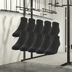 Calcetines Deportivos Negros, Transpirables, de Mezcla de Algodón, de Secado Rápido, Antideslizantes, Tejidos, Casuales, para Entrenamiento - Product Image 2
