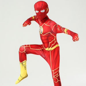 Popular Halloween hombres medias Mono el <span class=keywords><strong>Flash</strong></span> disfraz Blockbuster superhéroe Cosplay puesta en escena disfraz - Product Image 1