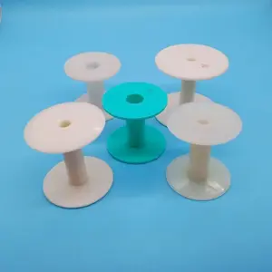 PP plastic empty spool bobbin reel for wire fiber filament package