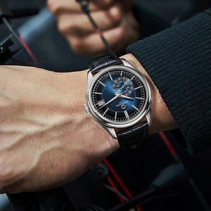 Montres mécaniques automatiques pour hommes CARNIVAL, bracelet en cuir, résistantes à l'eau, avec approvisionnement direct de la marque - Product Image 6