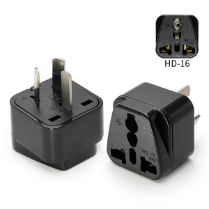 Adaptateur de voyage de tournée de prise de courant à broche plate de type I 3 pour AU Australie <span class=keywords><strong>Nouvelle</strong></span>-Zélande Chine - Product Image 3