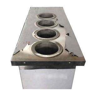 آلة صنع الآيس كريم بـ4 أوعية بسعر مناسب في تركيا / آلة الآيس كريم الناعم بثلاثة نكهات في تركيا / آلة الآيس كريم الصناعية التركية - Product Image 1