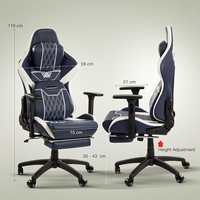 Chaise de jeu Scorpion la plus vendue du fabricant, chaise de bureau personnalisée avec accoudoirs 4D, ensemble bureau et chaise de jeu assorti pour la maison et les loisirs