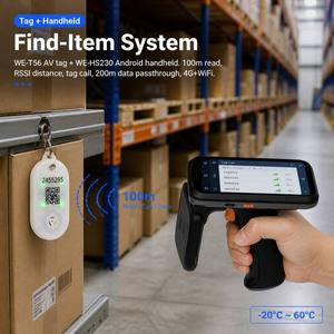 เครื่องสแกนบาร์โค้ดแบบพกพา IP66 PDA ระบบแอนดรอยด์ ทนทาน รองรับ UHF RFID NFC Zigbee Reader 4G Wifi สำหรับคลังสินค้า โรงไฟฟ้า สถานีน้ำ สถานีแก๊ส - Product Image 1