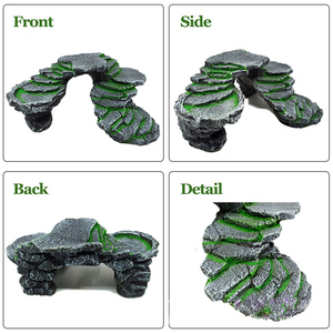 Nieuwe Collectie Selling Beste Hoge Kwaliteit Schildpad Koesteren Platform Koesteren Voor Reptielen <span class=keywords><strong>Aquarium</strong></span> <span class=keywords><strong>Aquarium</strong></span> Ornament Rotstuin Verbergen - Product Image 3