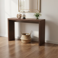 Table console en bois de style américain moderne |   Buffet d'entrée de luxe |   Buffet élégant pour salon de villa