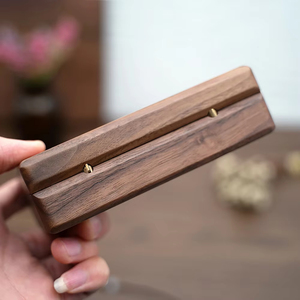 New Listing Custom High End Solid Wood Necklace <b>Earrings</b> Bracelet Jewelry Storage <b>Box</b> - Product Image 2