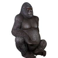 Statue de gorille animatronique grandeur nature, nouvelle conception, haute qualité, animée, à prix avantageux
