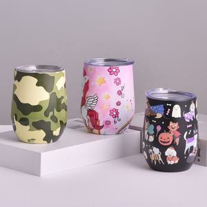 Taza de Café Aislada de Acero Inoxidable de Doble Pared de 12 oz con Diseño de Horóscopo, Vaso de Vidrio Colorido con Tapa para Vino o Otras Bebidas - Product Image 3