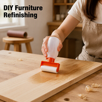 Bouteilles de peinture vides pour rouleaux de réparation de cloisons sèches, bouteilles de peinture à l'émulsion pour rouleaux, revêtement pour bouteilles de peinture