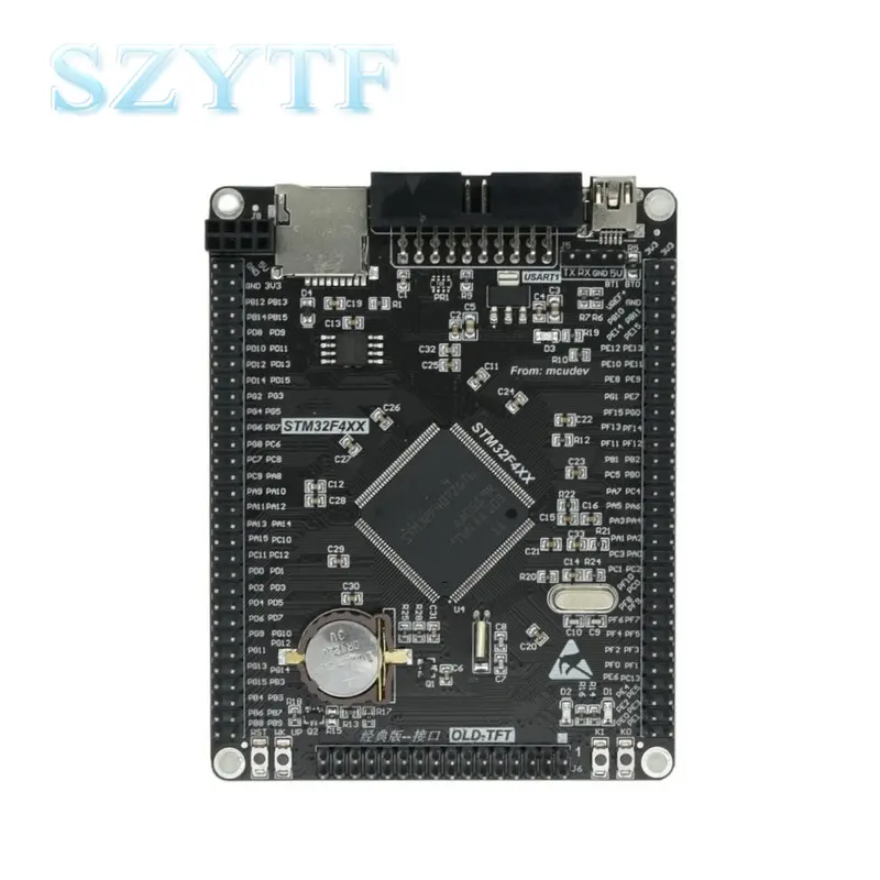 Placa para desenvolvimento, placa para desenvolvimento com chip único f407 Cortex-M4