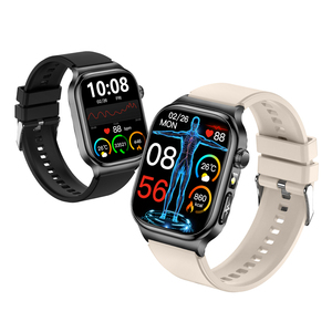 Reloj Inteligente TK18 con Pantalla AMOLED de 2.04 Pulgadas, ECG, Monitor de Temperatura Corporal y Frecuencia Cardíaca, Resistente al Agua IP68, Batería de 650mAh, Reloj Deportivo - Product Image 1