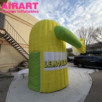Stand de vente de limonade gonflable personnalisé, best-seller, pour la plage et la rue, tente de limonade gonflable
