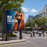 Écran LED P5 à vente chaude, écran mural extérieur, IP65 étanche, lisible en plein soleil, haute luminosité, écran LED externe