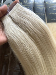 Newlook头发公司4cmx0.8厘米高品质长隐形ombre remy人发带在沙龙批发商的扩展批发商 - Product Image 2
