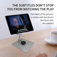 Supports de tablette rotatifs à 360 degrés, en aluminium, portables, réglables, pliables, pour l'enregistrement, le bureau, le commerce