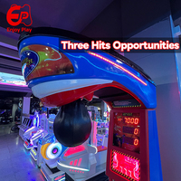 Machine d'arcade Dragon Punch : Simulateur de boxe électronique ultime avec construction en acier et distributeur de tickets de loterie