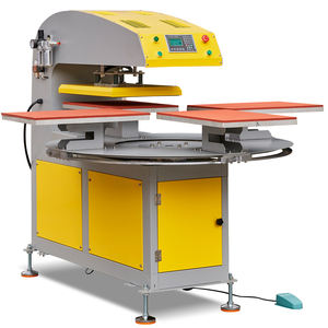 Presse à transfert de <span class=keywords><strong>vinyle</strong></span> chauffante semi-automatique pneumatique 15x15 pour vêtements, nouvelle vente chaude - Product Image 6