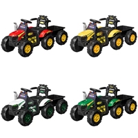 Tracteur électrique pour enfants avec remorque, jouet avec lumières LED et musique, pour enfants de 1 à 5 ans, charge maximale 60 kg, cadeau pour garçons et filles