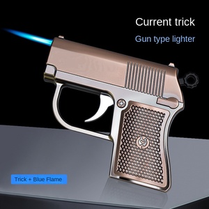 Pistola de Juguete Miniatura con Descarga Eléctrica, Diseño Inflable Resistente al Viento, Recargable con Combustible de Butano y Portátil - Product Image 6