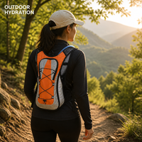 Sac à dos d'hydratation ergonomique en polyester imperméable OEM/ODM, vente en gros d'usine, avec poche à eau pour sports de plein air, escalade et randonnée