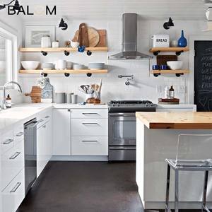 Gabinetes <span class=keywords><strong>de</strong></span> cocina <span class=keywords><strong>de</strong></span> armario <span class=keywords><strong>pintado</strong></span> con laca mate blanca <span class=keywords><strong>de</strong></span> lujo <span class=keywords><strong>de</strong></span> gama alta personalizados modulares modernos contemporáneos con estantes <span class=keywords><strong>de</strong></span> isla - Product Image 1