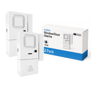 2er Pack <span class=keywords><strong>DIY</strong></span> Personal Wireless Sicherheits fenster Tür Glockenspiel Einbrecher <span class=keywords><strong>Alarm</strong></span> Sicherheits <span class=keywords><strong>alarm</strong></span> für Home Garage Apartment - Product Image 1