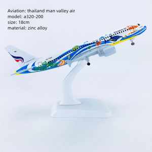 Vente chaude 18cm 1/400 Thai <span class=keywords><strong>Bangkok</strong></span> <span class=keywords><strong>Airways</strong></span> A320-200 Ornement Décoratif - Product Image 3