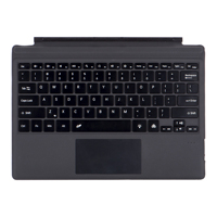 Clavier de tablette de jeu sans fil rétroéclairé avec pavé tactile, couverture LED 7 couleurs pour Microsoft Surface Pro 7/Pro6, nouvelles options de produits