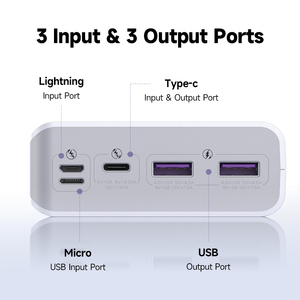 Batterie externe Romoss 30000 mAh, <span class=keywords><strong>coque</strong></span> de batterie externe Baseus, batterie externe 18650 50000 mAh, batteries externes à charge rapide - Product Image 4
