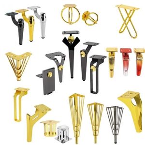 Modern Metal <b>Sofa</b> <b>Legs</b> Heavy Duty Gold Black Chrome Furniture <b>Replacement</b> <b>Legs</b> <b>for</b> Living Room Bedroom <b>Sofa</b> Bed - Product Image 1