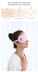 Profesional nuevo masajeador de ojos inteligente calentado y eléctrico caliente con vibración cuidadosa máscara electrónica para dormir - Product Image 3