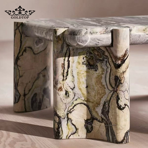 Losas Pulidas de Cuarzo Verde Crepúsculo Goldtop, Piedra Natural, Encimeras Modernas Ecológicas, Encimera de Baño, Isla de Cocina - Product Image 2