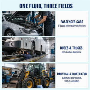Oli Transmisi Otomatis Sintetis Penuh Grosir <span class=keywords><strong>ATF</strong></span> 5 1L <span class=keywords><strong>Dexron</strong></span> MB 236.2 TE-ML Ford Allison Oli Gearbox Otomatis OEM - Product Image 5