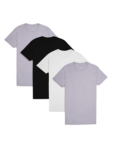 เสื้อยืดคอกว้างผู้ชาย ผ้าคอตตอน 100% แขนสั้น ระบายอากาศดี สวมใส่สบายๆ ในชีวิตประจำวันช่วงฤดูร้อน  รับสกรีนโลโก้ตามแบบ - Product Image 1