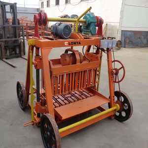 Lonta QMY4-45 Bán Tự Động Di Động Trứng Đặt 4 6 8 Interlock Hollow Road Paver Tro Bay Xi Măng Bê Tông Gạch Khối Máy Làm - Product Image 1