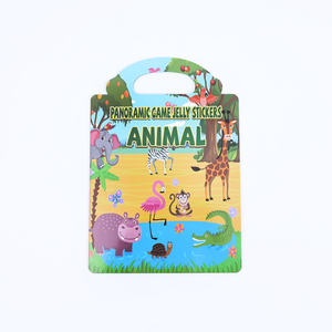 Libro Sensorial Portátil de Gelatina con Pegatinas Reutilizables, para Desarrollar Habilidades Motoras y Cognitivas, Pegatinas de Gelatina Lindas e Impermeables - Product Image 1