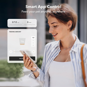 Dispensador de comida para mascotas con Control de vídeo de aplicación 4L, contenedor de comida para perros y gatos con Wifi inteligente, Alimentador automático para mascotas con cámara - Product Image 4