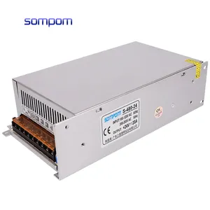 SOMPOM AC 110V/220V to DC 24V 20A 변환기 500W 스위칭 전원 공급 장치 24V SMPS LED 조명