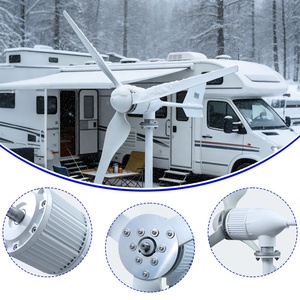 เครื่องกำเนิดไฟฟ้าพลังลม Smaraad 6KW ระบบไฮบริดพลังงานลมและพลังงานแสงอาทิตย์ 6KW 4PCS พร้อมตัวควบคุมพลังงานลมและพลังงานแสงอาทิตย์ แบตเตอรี่ SM6-6000W+4PCS Solar - Product Image 2