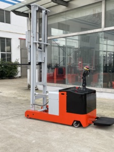 Chariot élévateur à palettes entièrement électrique de 1 tonne, capacité de 1000 kg, chariot élévateur à batterie pour entrepôt de vente au détail et petite usine - Product Image 2